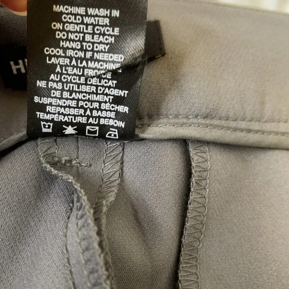 HILARY RADLEY NWT Straight Leg Trousers Dress Pants Grey High Waist Size 8 - Picture 8 of 10